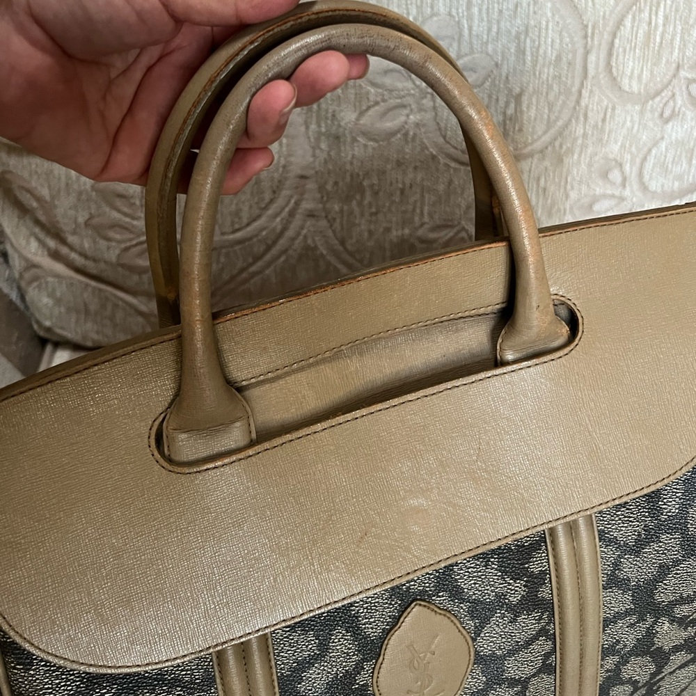 Yves Saint Laurent Vintage giraffe pattern weekender bag - Picture 9 of 15